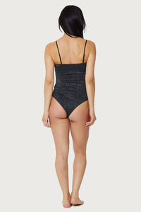 Find Me Now - Light Lurex Tube Top Bodysuit