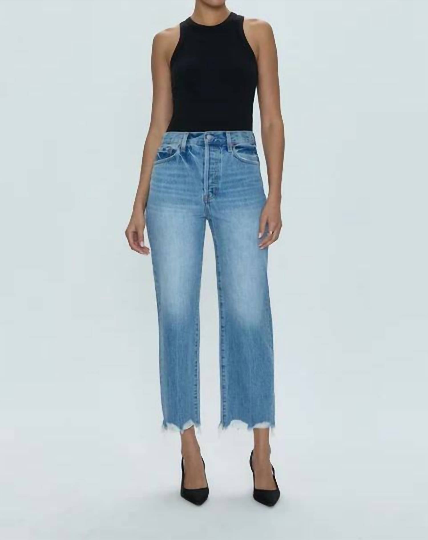 Pistola - Cassie Super High Rise Straight Leg Jeans