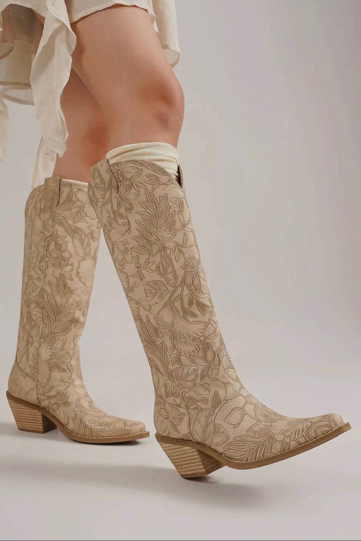 Beast Fashion - Women's Adela Block Heel Boots