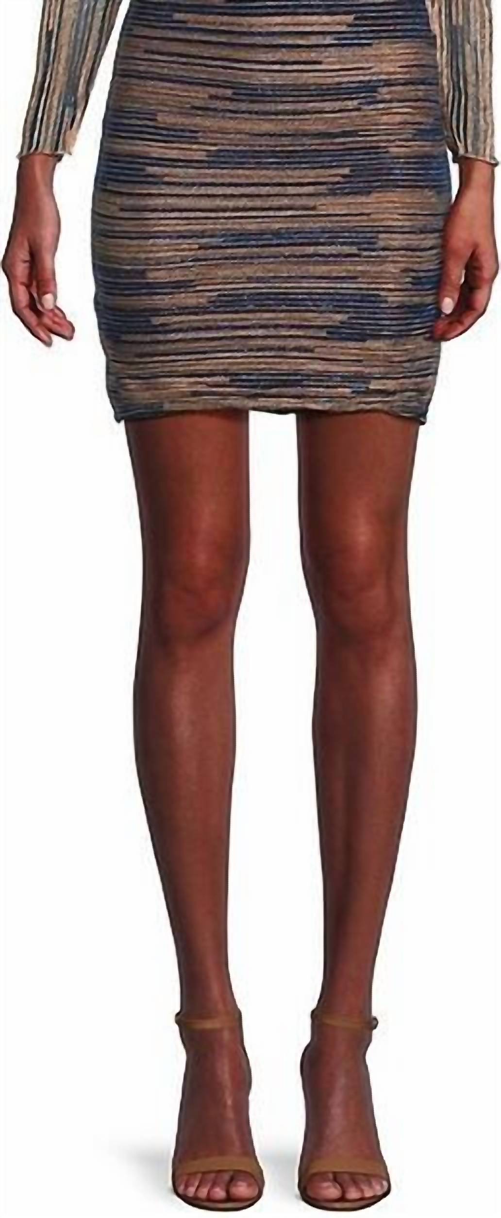 Saylor - Allia Metallic Cutout Mini Sheath Dress