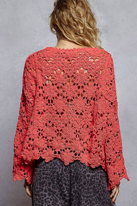Pol - Loose Fit Crochet Top