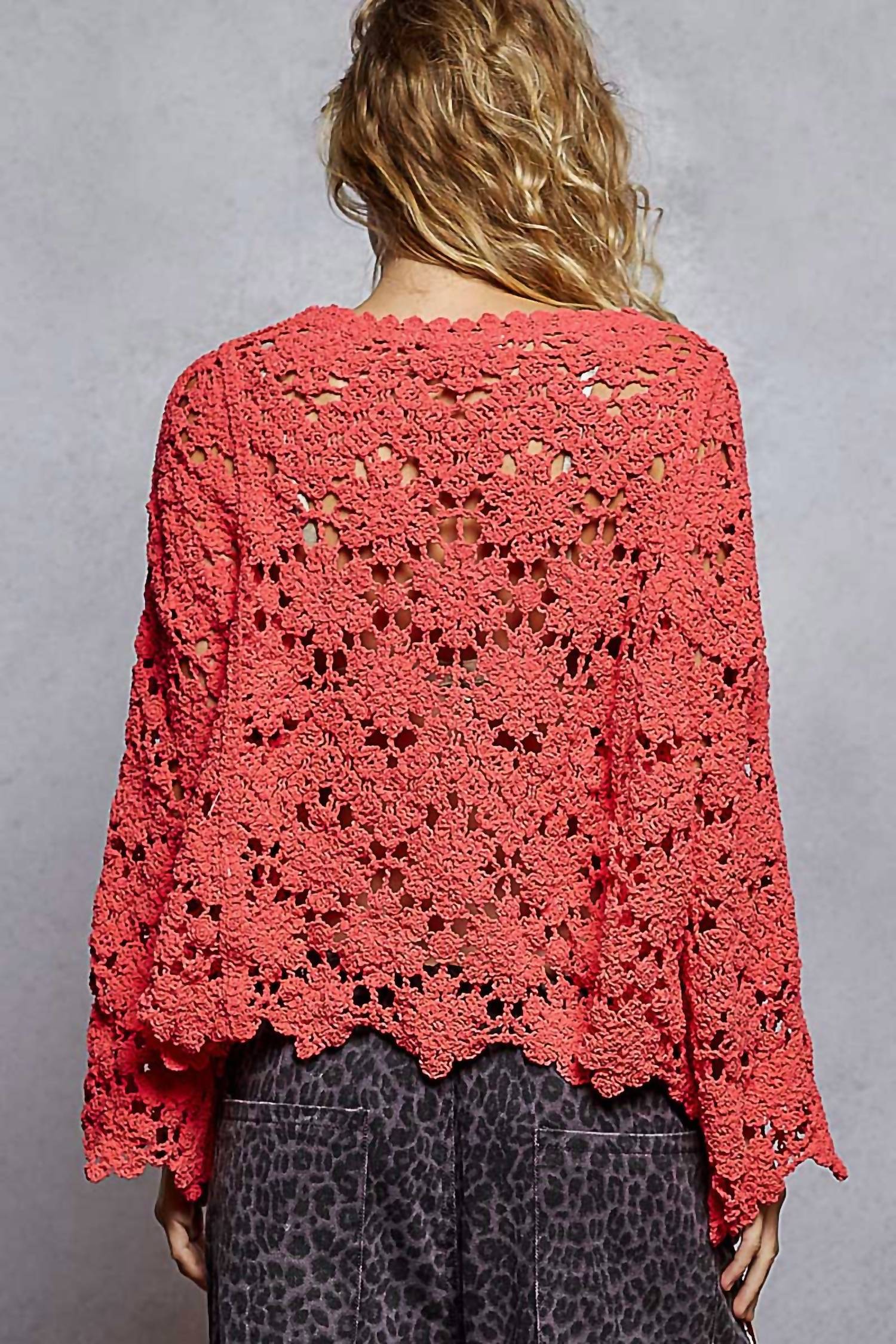 Pol - Loose Fit Crochet Top