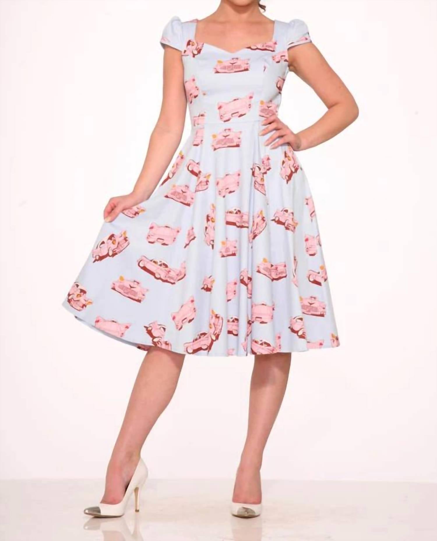 Orchid Bloom - Car Hop Swing Dress