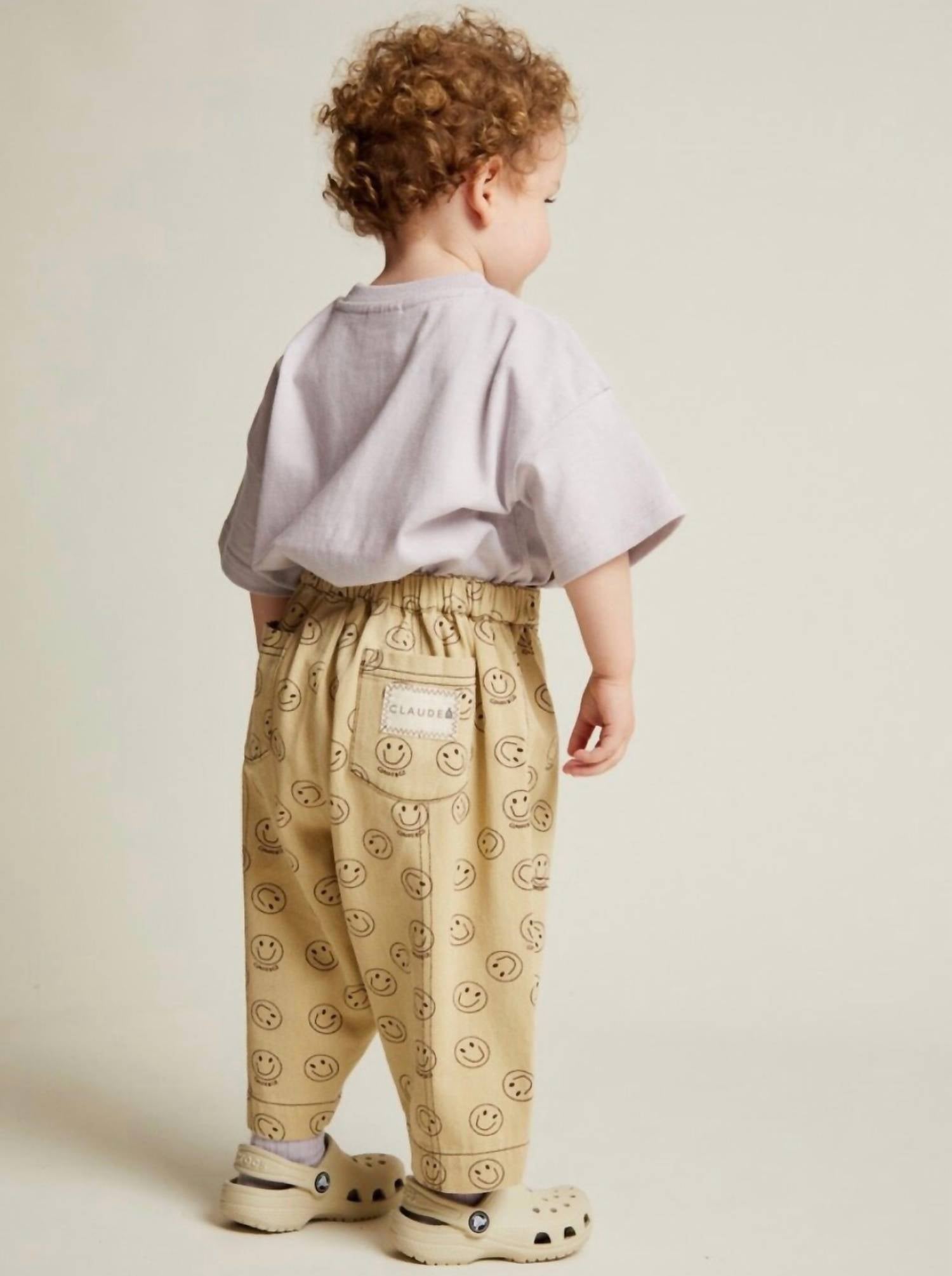 Claude & Co Rex Joy Butter Trouser in beige - kids' item - alternate view