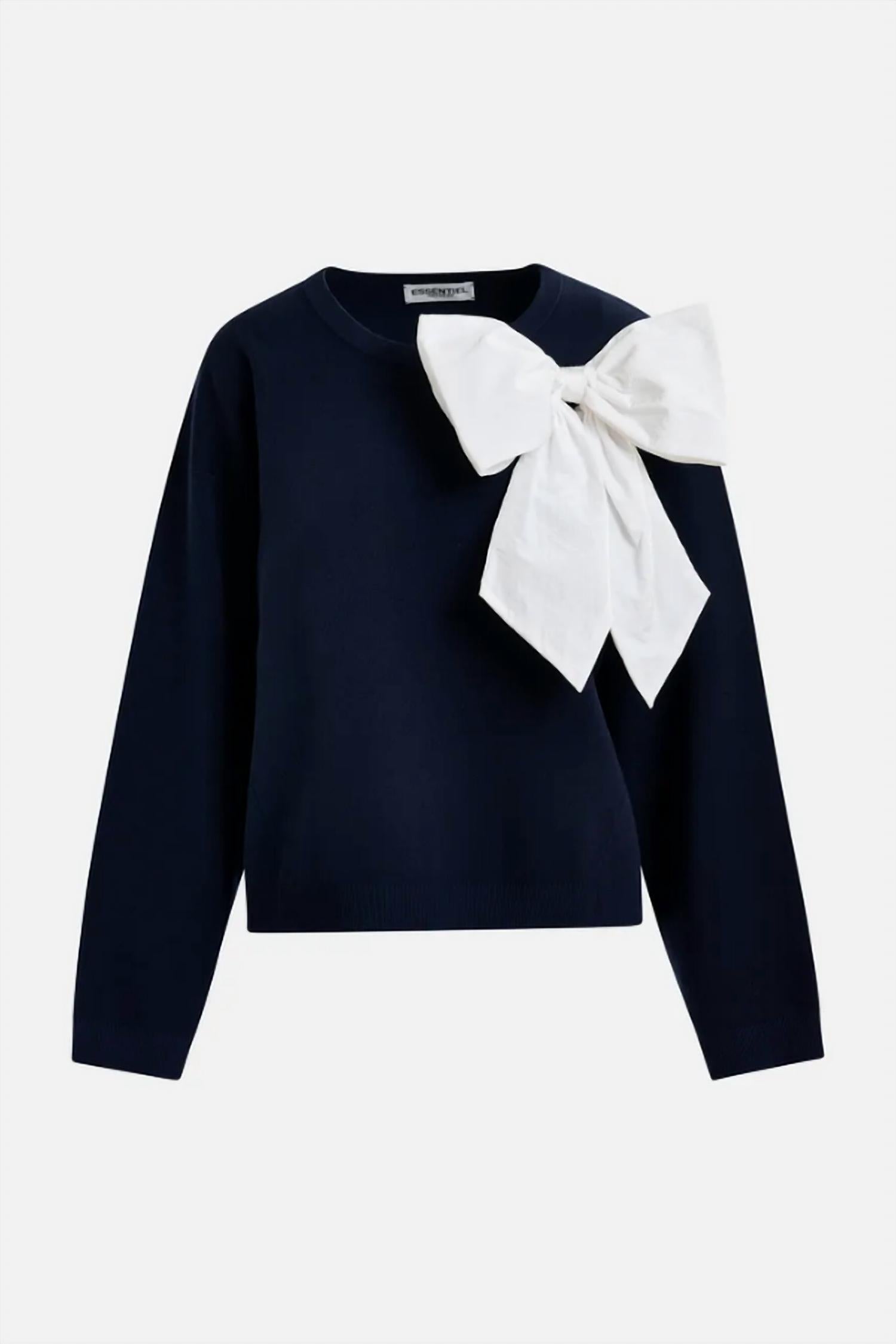 Essentiel Antwerp - Hoslo Pullover With Bow