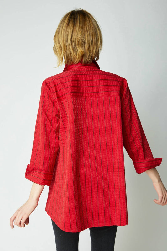 Habitat - East Side Stripes Hidden Placket Shirt