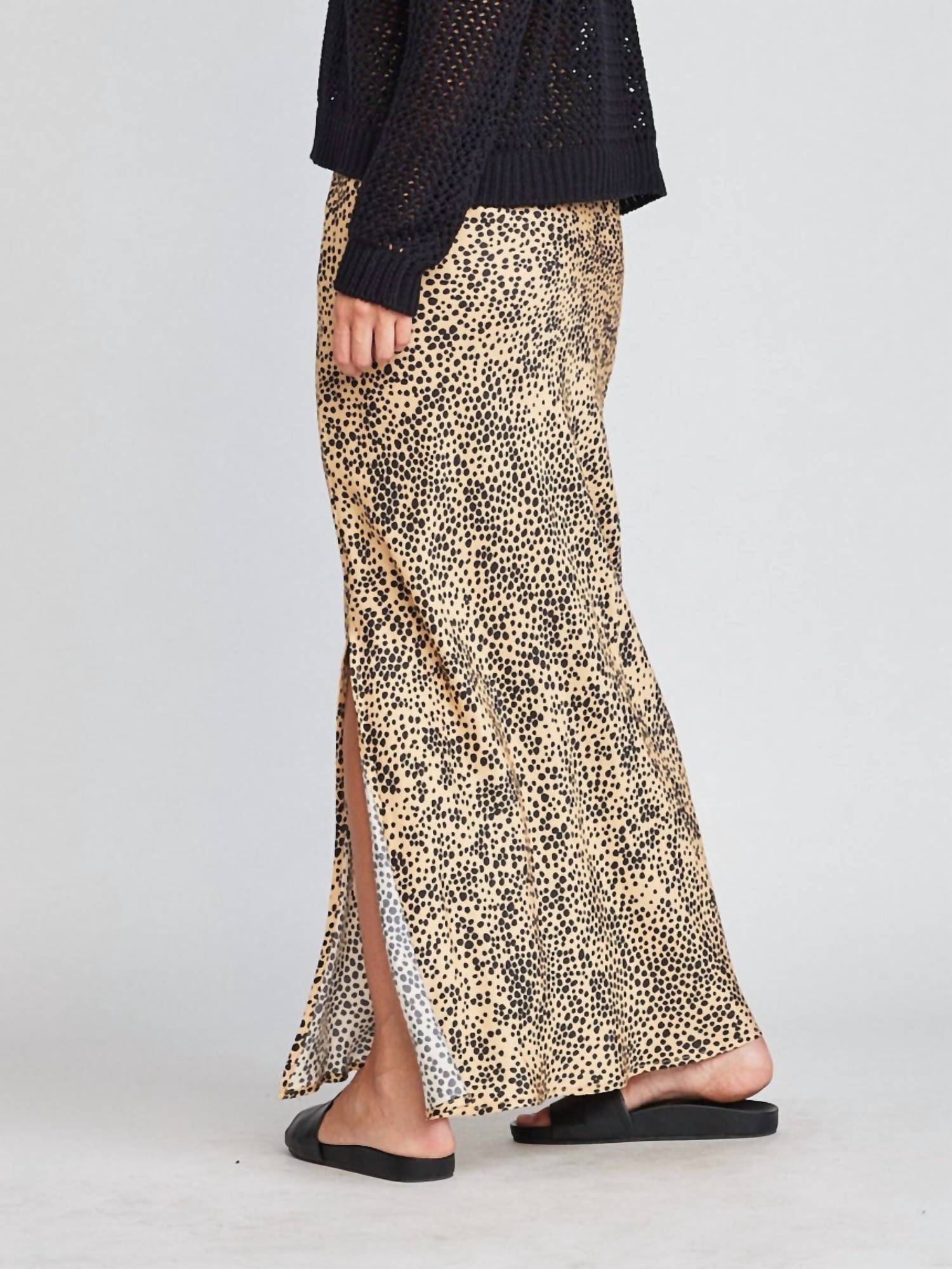 Self Contrast - Luna Bias Maxi Skirt