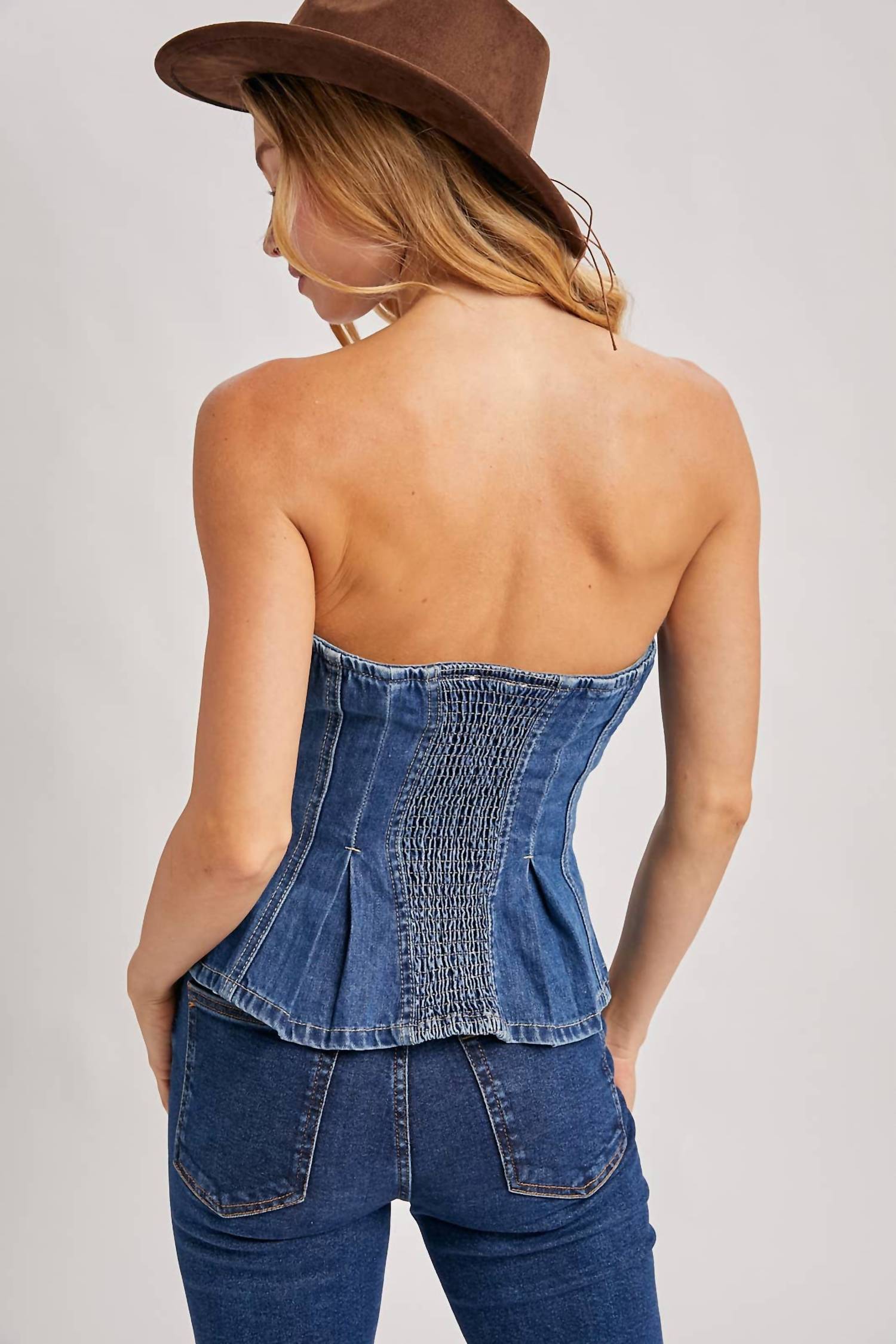 Bluivy - Cassidy Denim Corset Top