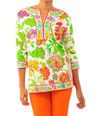 Gretchen Scott - Split Neck Tunic