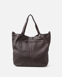 BIBA Women's Bayron Shoulder Bag in dark lavender - women's bag - detail view