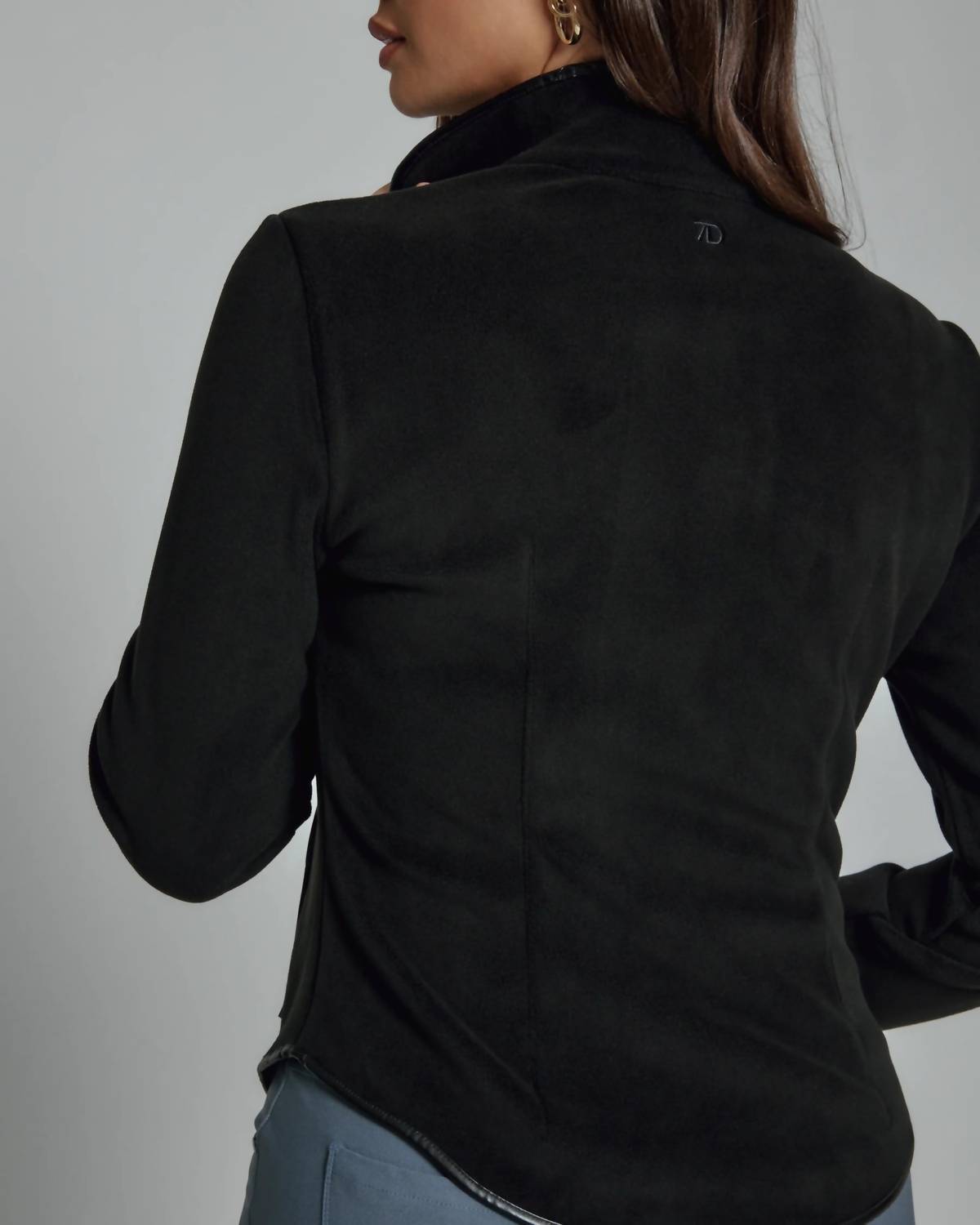 7Diamonds Park Fleece Jacket in black - women's jacket - view 5