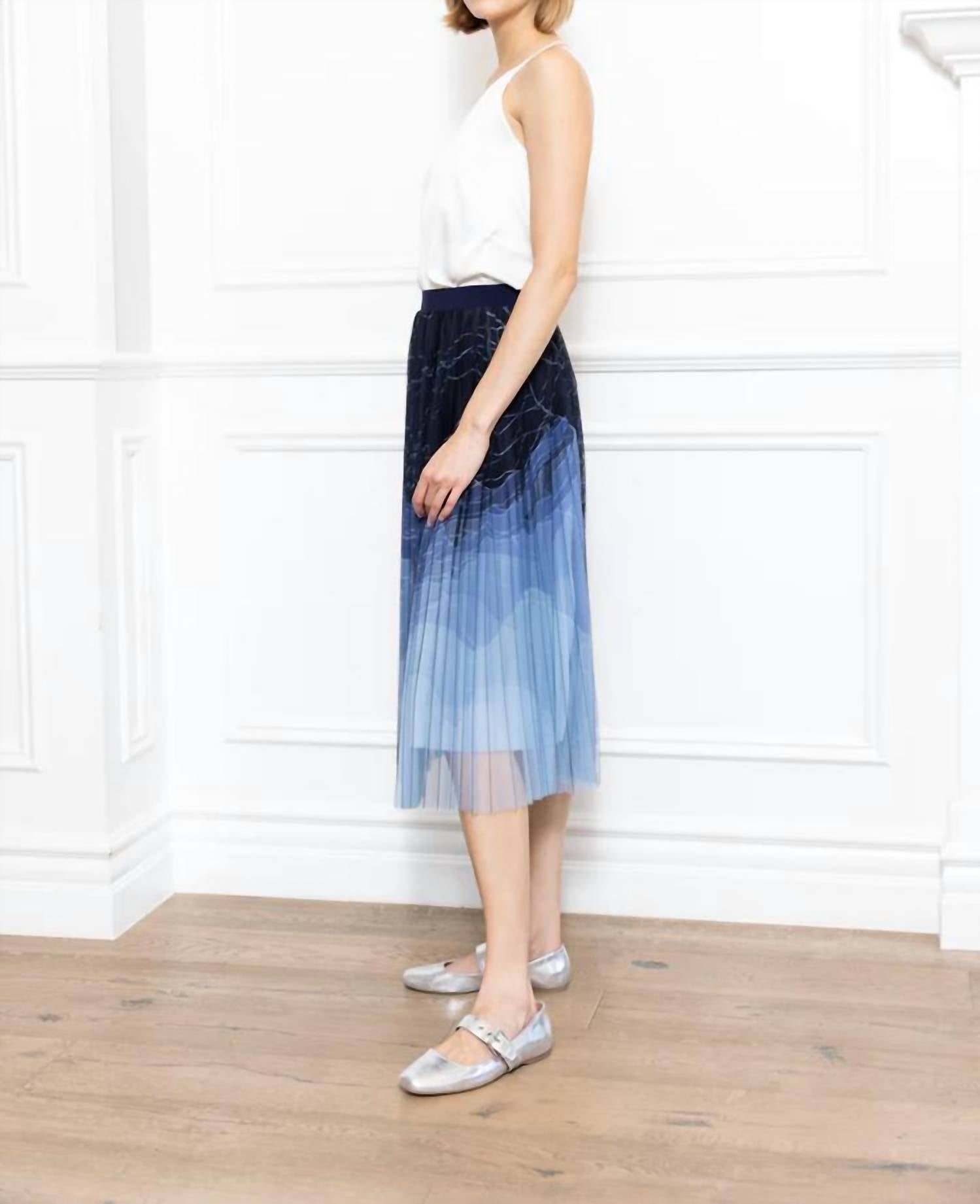 Zero Degree Celsius - TWO TONE MESH SKIRT