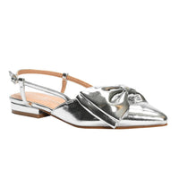 CHINESE LAUNDRY Women's Harmony Bow Slingback Shoe in silver - women's sneaker