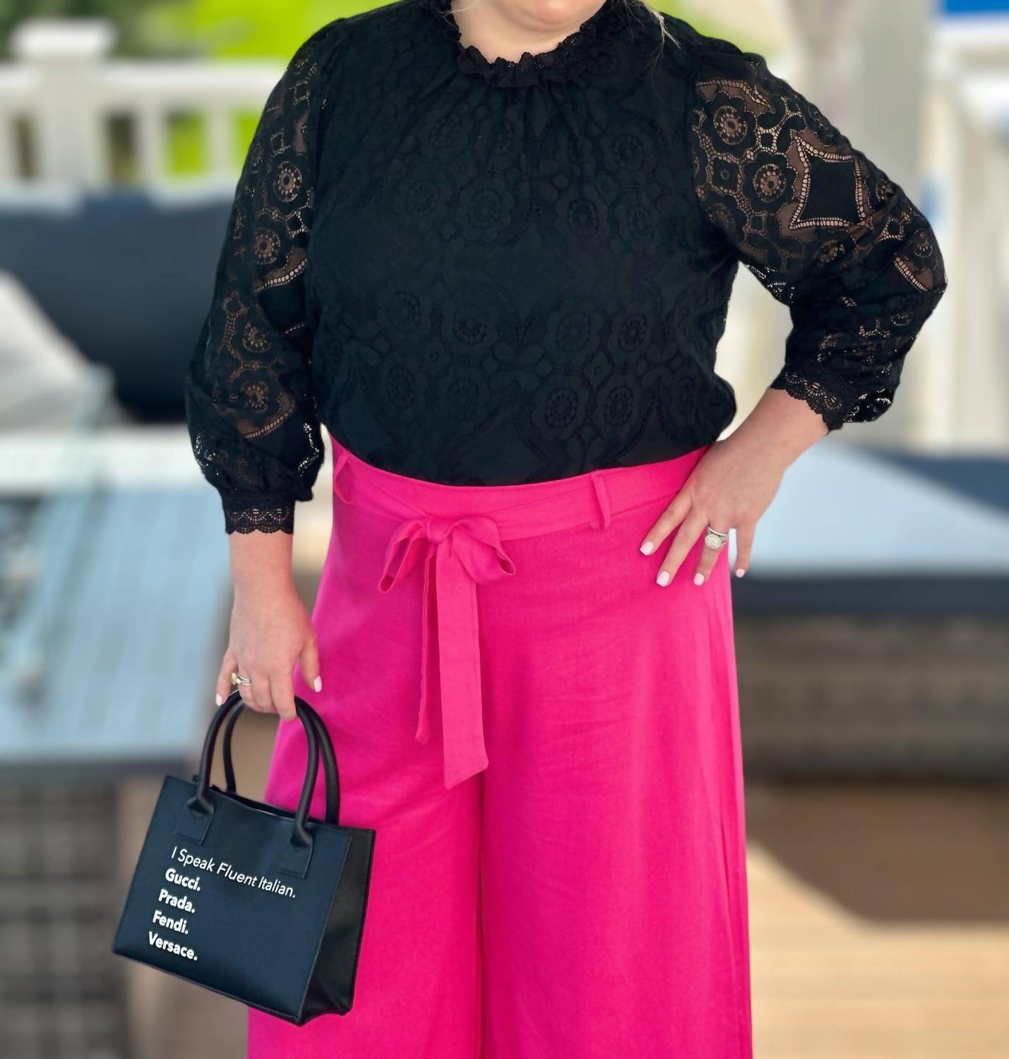 Amelia K. Luxe - All That Lace Blouse
