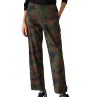 Michael Stars Women's Maxine Twill Camo Convertible Pant in olive combo - women's pants