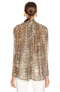 Smythe - Turtleneck Drape Blouse