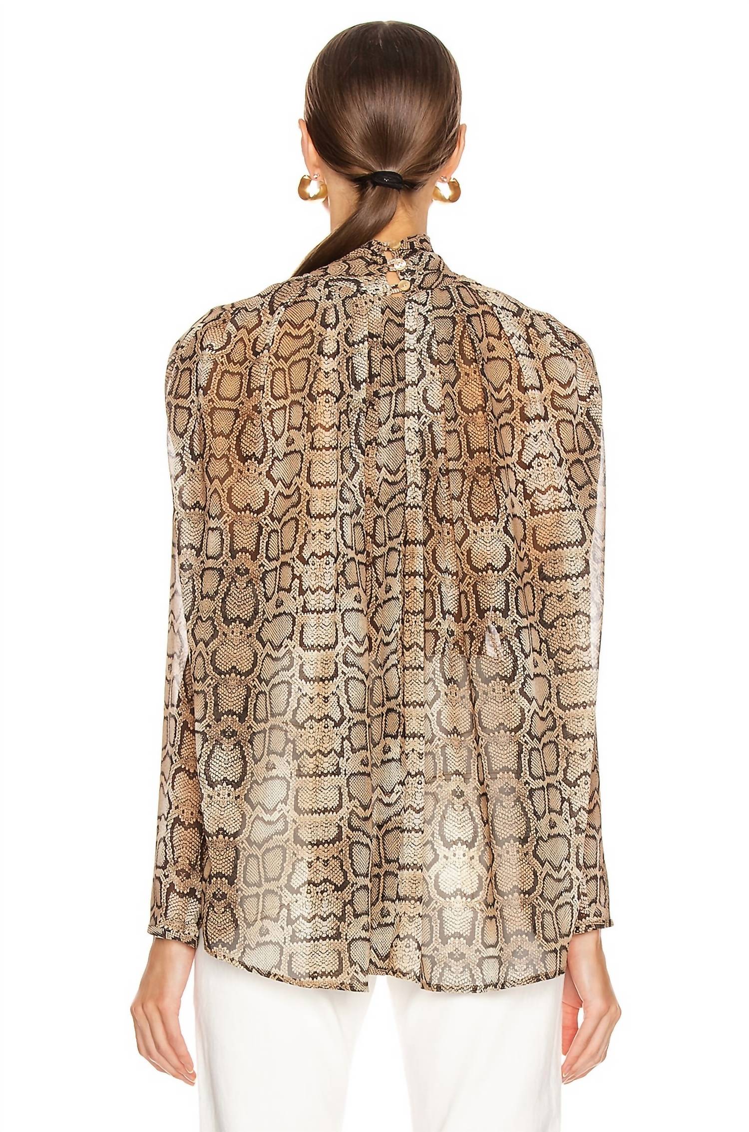 Smythe - Turtleneck Drape Blouse