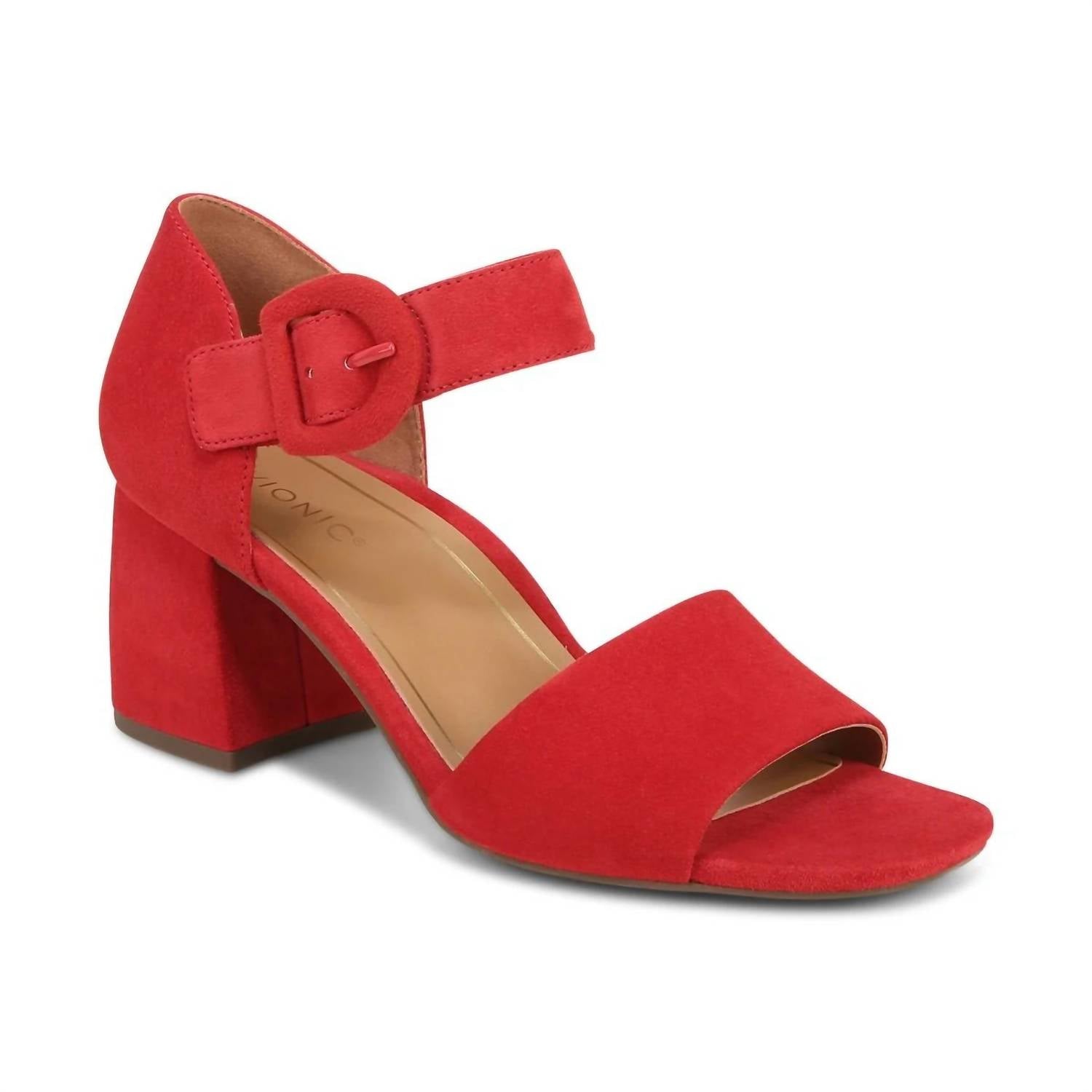 Vionic - Women's Chardonnay Hook and Loop Pump Sandal