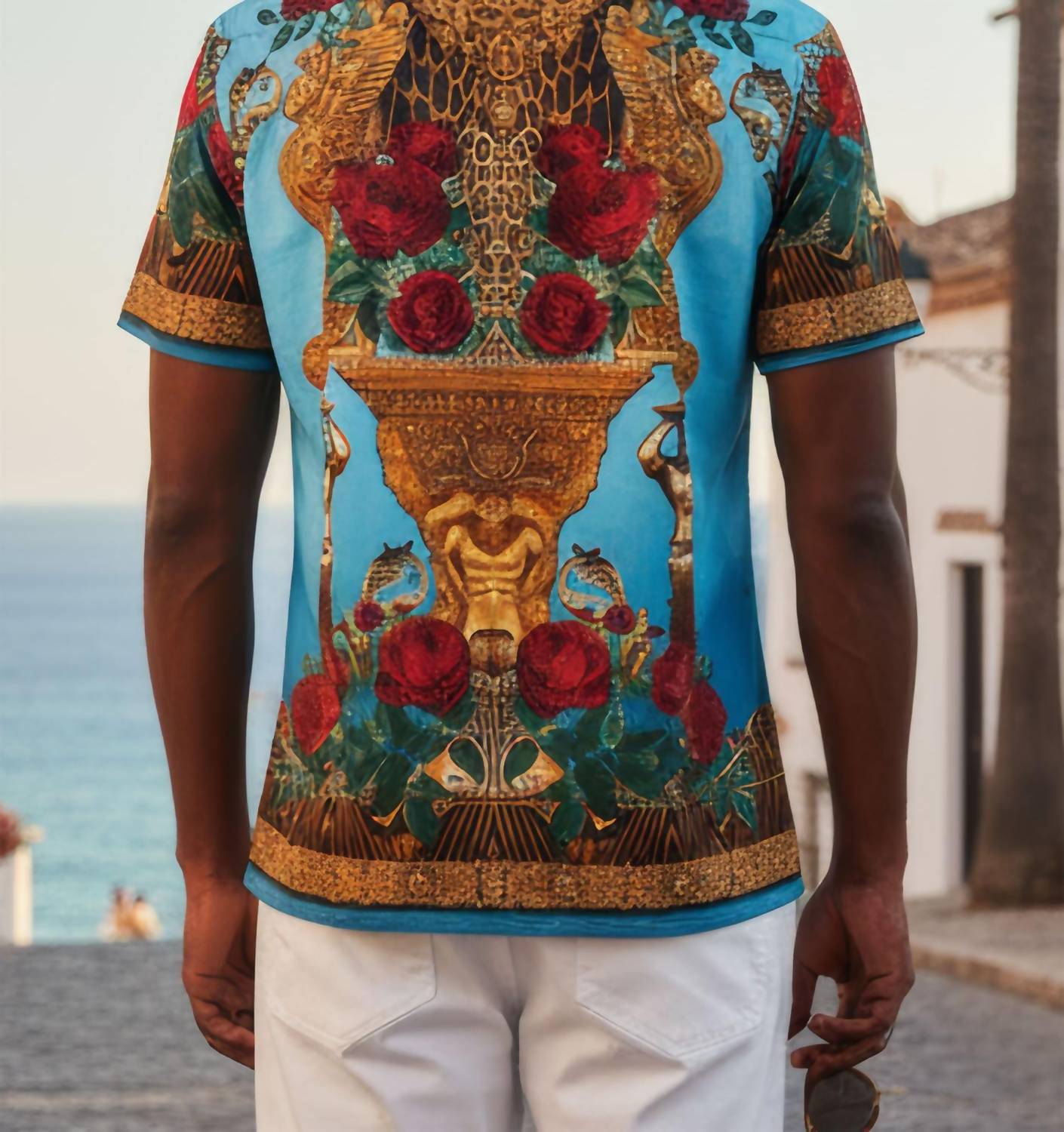 Barabas - Wildflower Wrangler Rhinestone Short Sleeve Shirt