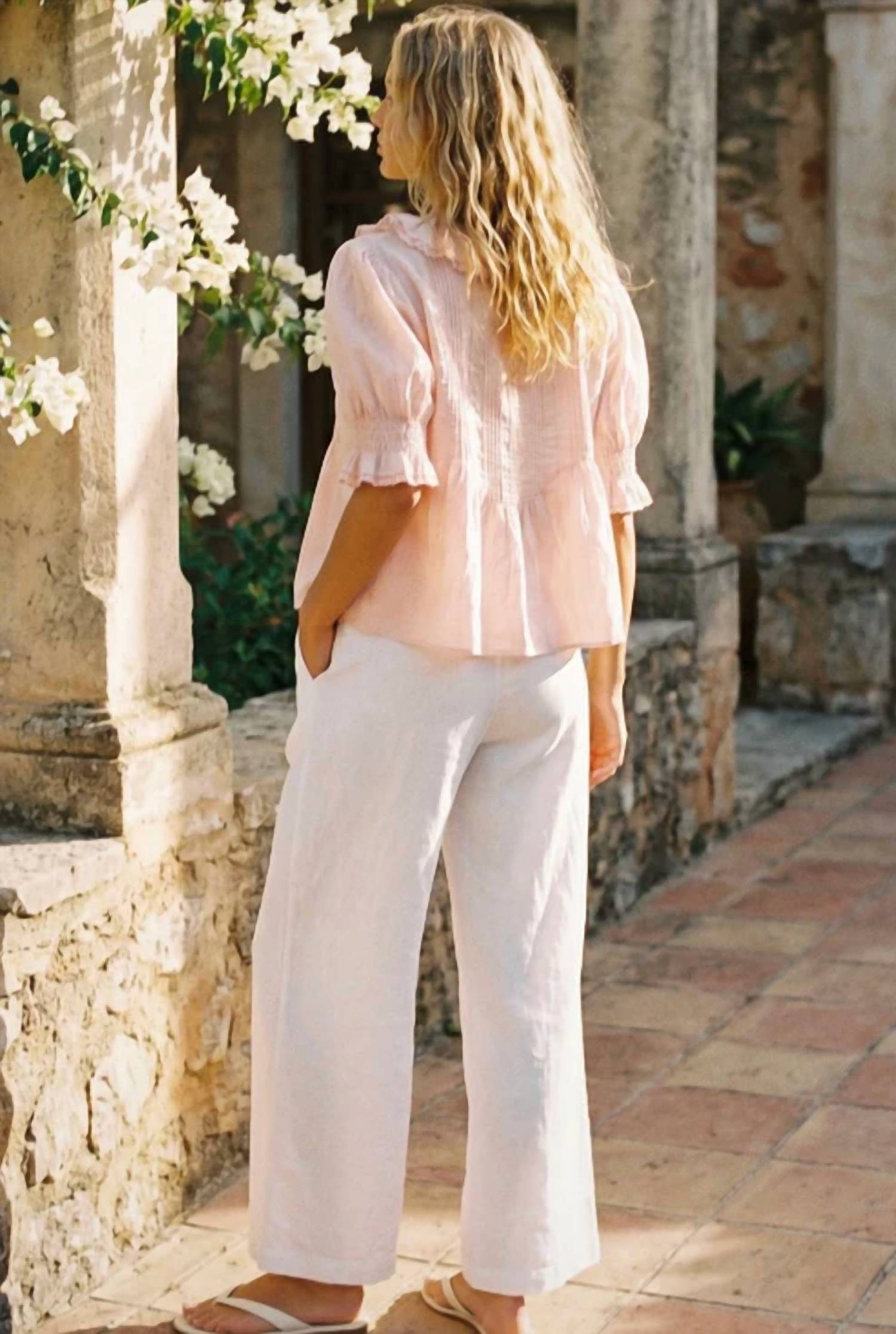 Strawberry Paris - Greta Ruffled Top