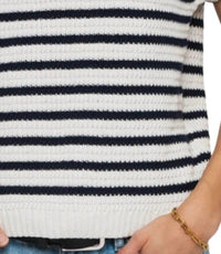 Urban Daizy Chelsea Textured Stripe Top - women's t-shirt - alternate view
