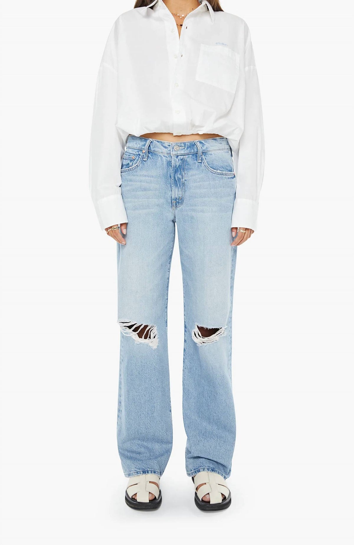 Mother - Women's Mid Rise Maven Sneak Jean