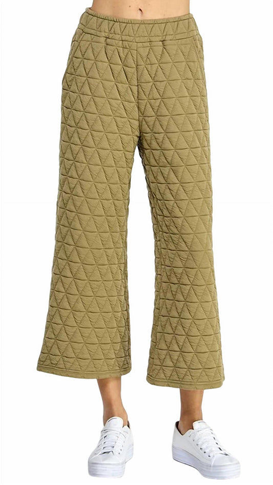 See And Be Seen - Cropped Quilted Pant - Reg/Curvy