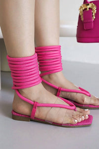 Cape Robbin - Women's Amorlyn Rope Tie Sandals
