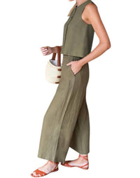 Emerson Fry - Button Front Wide Hem Top