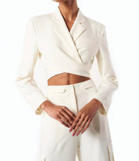 Ronny Kobo - Zuna Crop Blazer Jacket