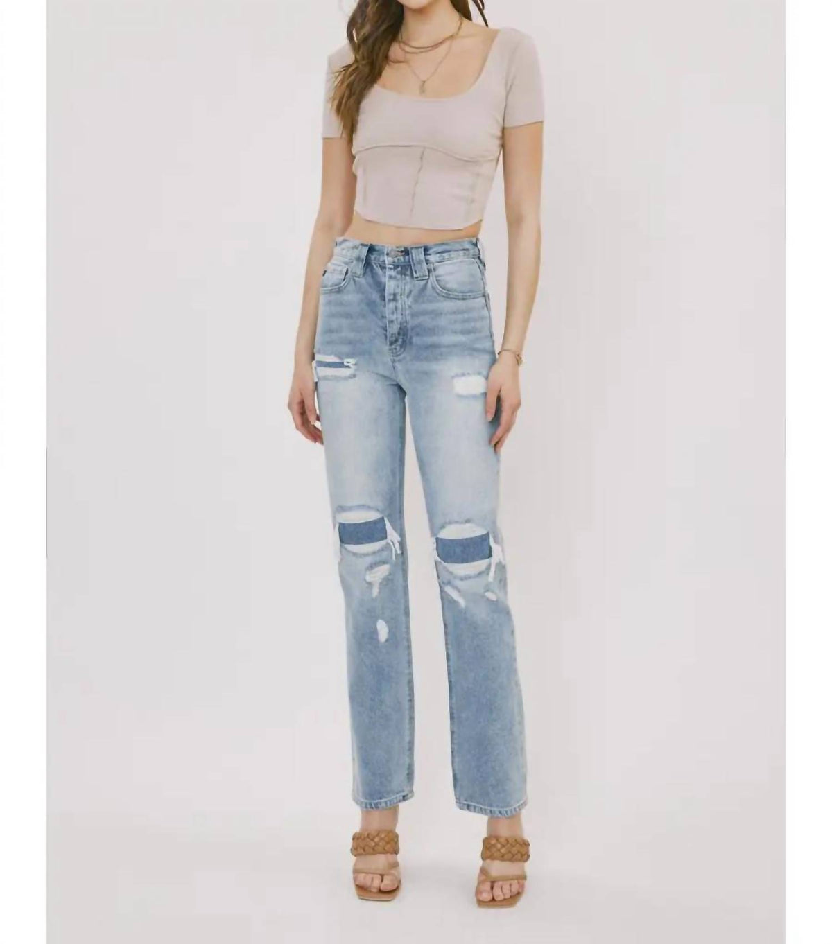 Kancan - Christian Knee Patch Jean