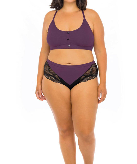 Oh La La Cheri - Claribel Bralette & Boyshort Set - Plus