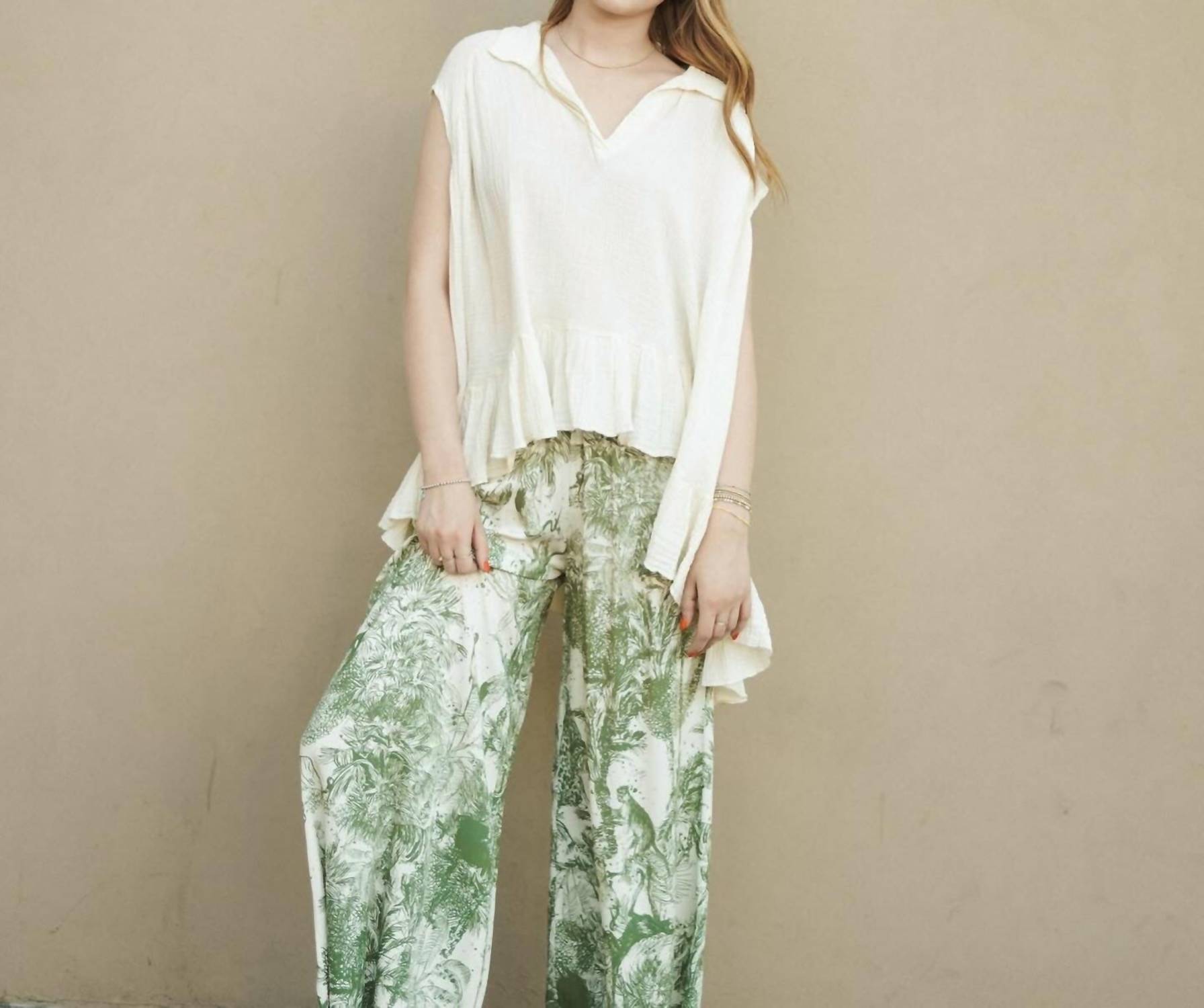 Scandal Italy - Gigi Gauze Flowy Top
