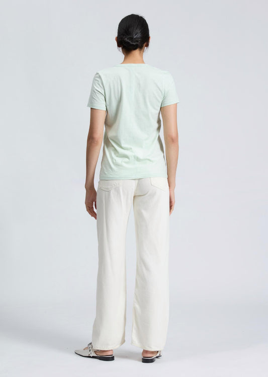 Rag & Bone - Slub Vee Short Sleeve Top