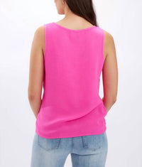 Frank Lyman - Sleeveless Scoop Neck Pullover
