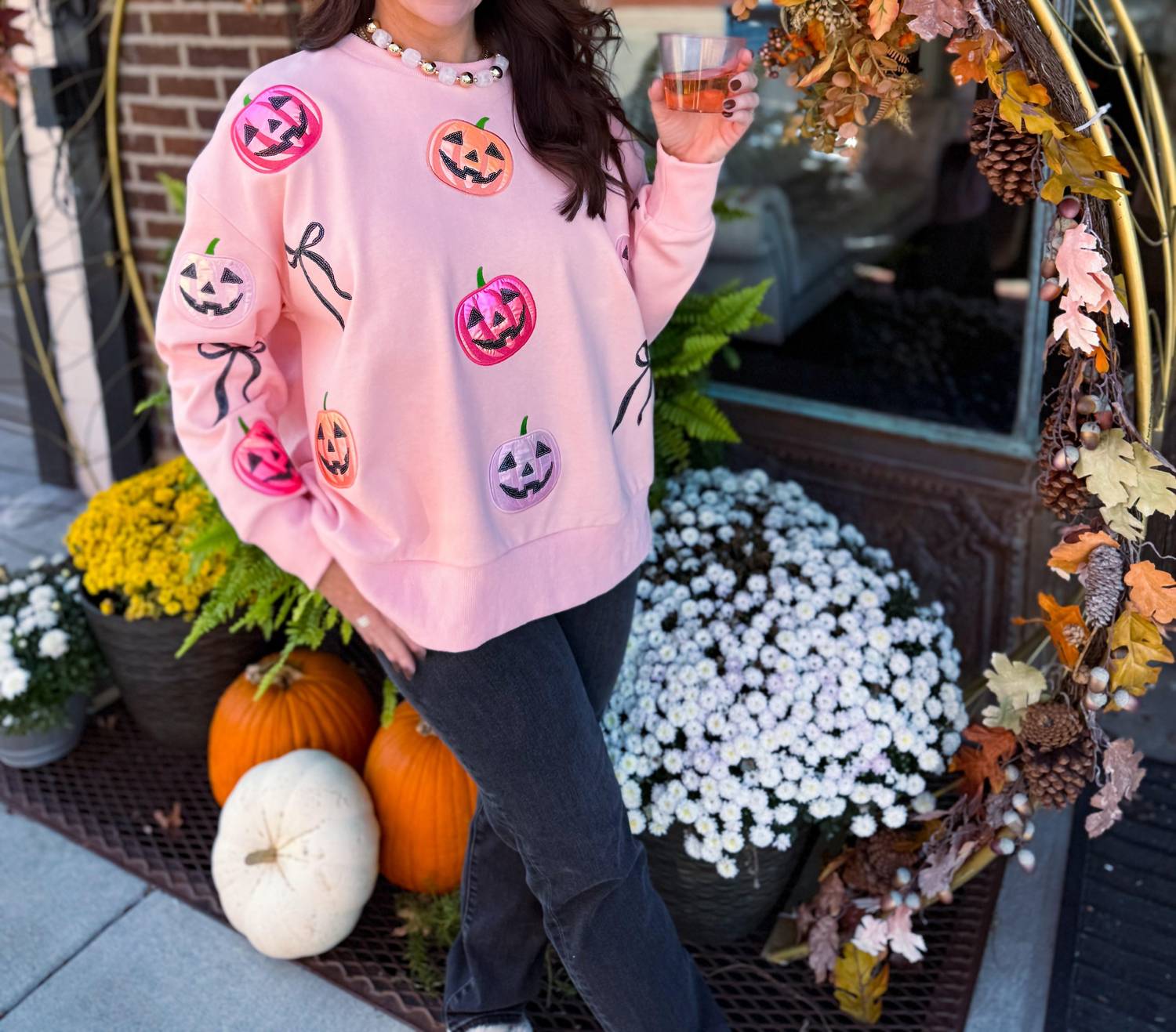 Brianna Cannon - Jackie O Lantern Sweatshirt