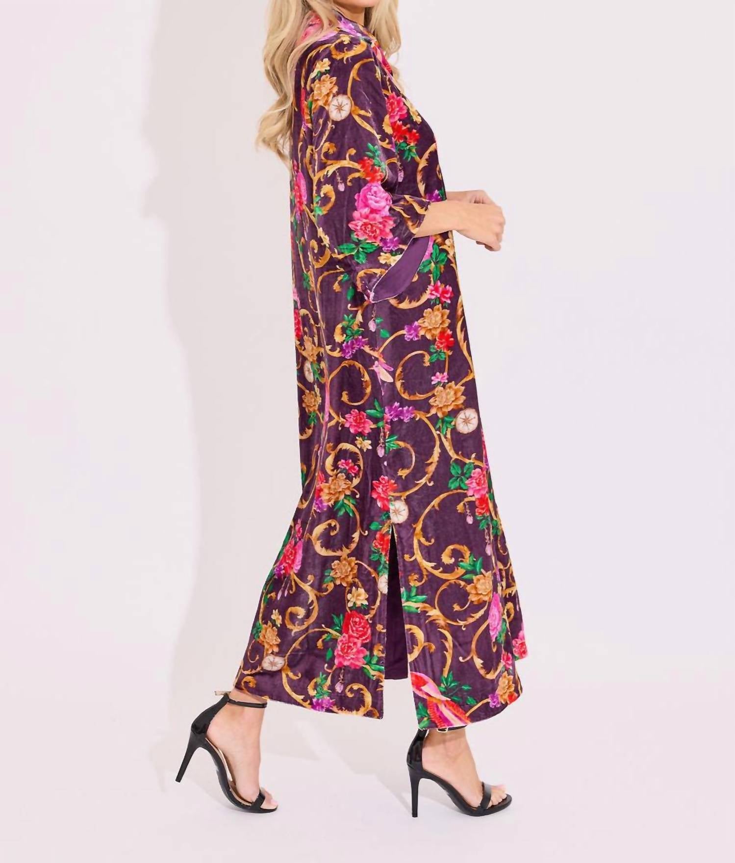 Alden Adair Jerry Midi Dress in baroque - women's dress - alternate view
