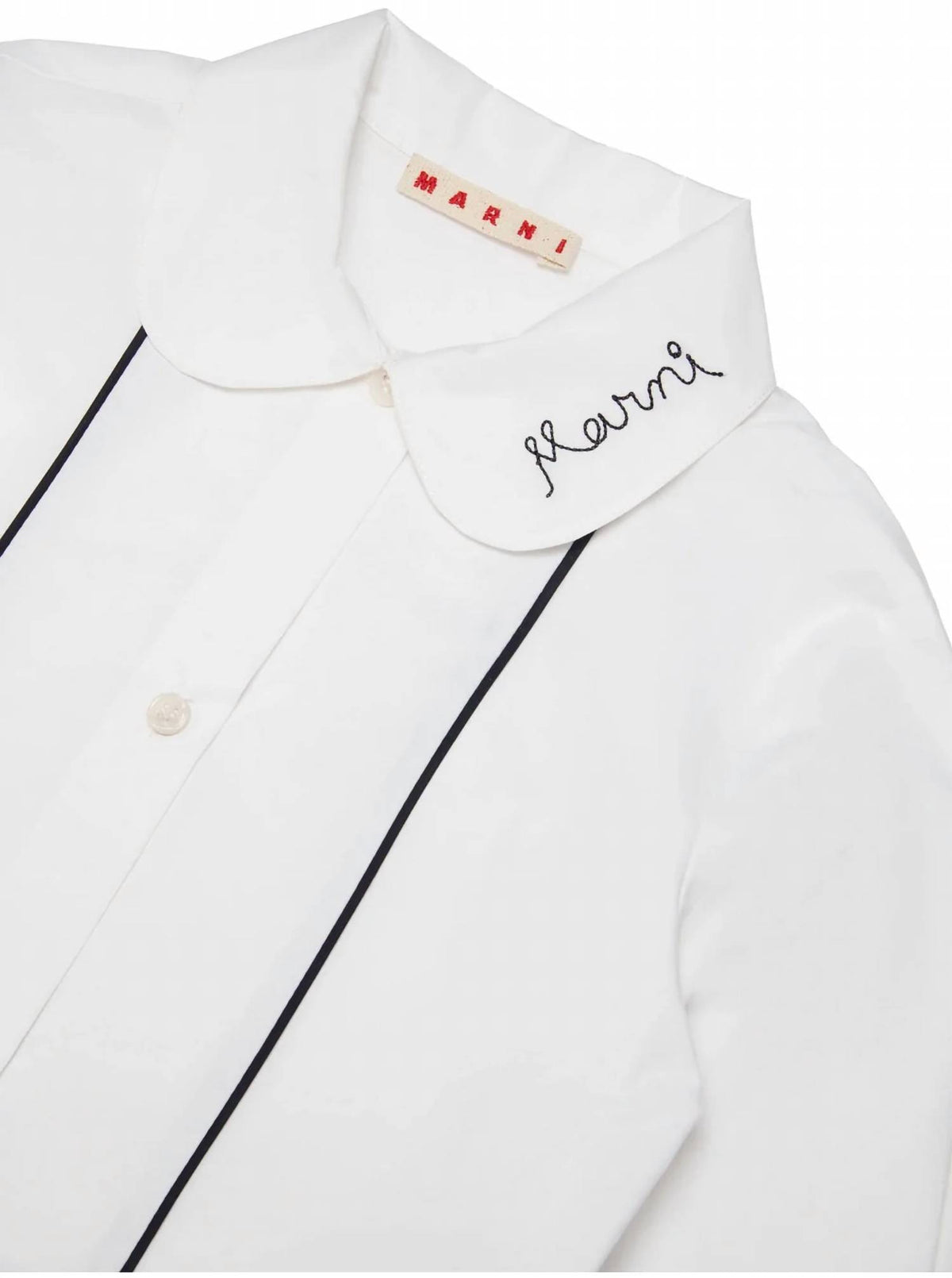Marni - Girls Collared Poplin Shirt