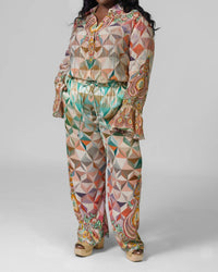 -Bl^Nk- - Klara Wide Leg Pants - Plus