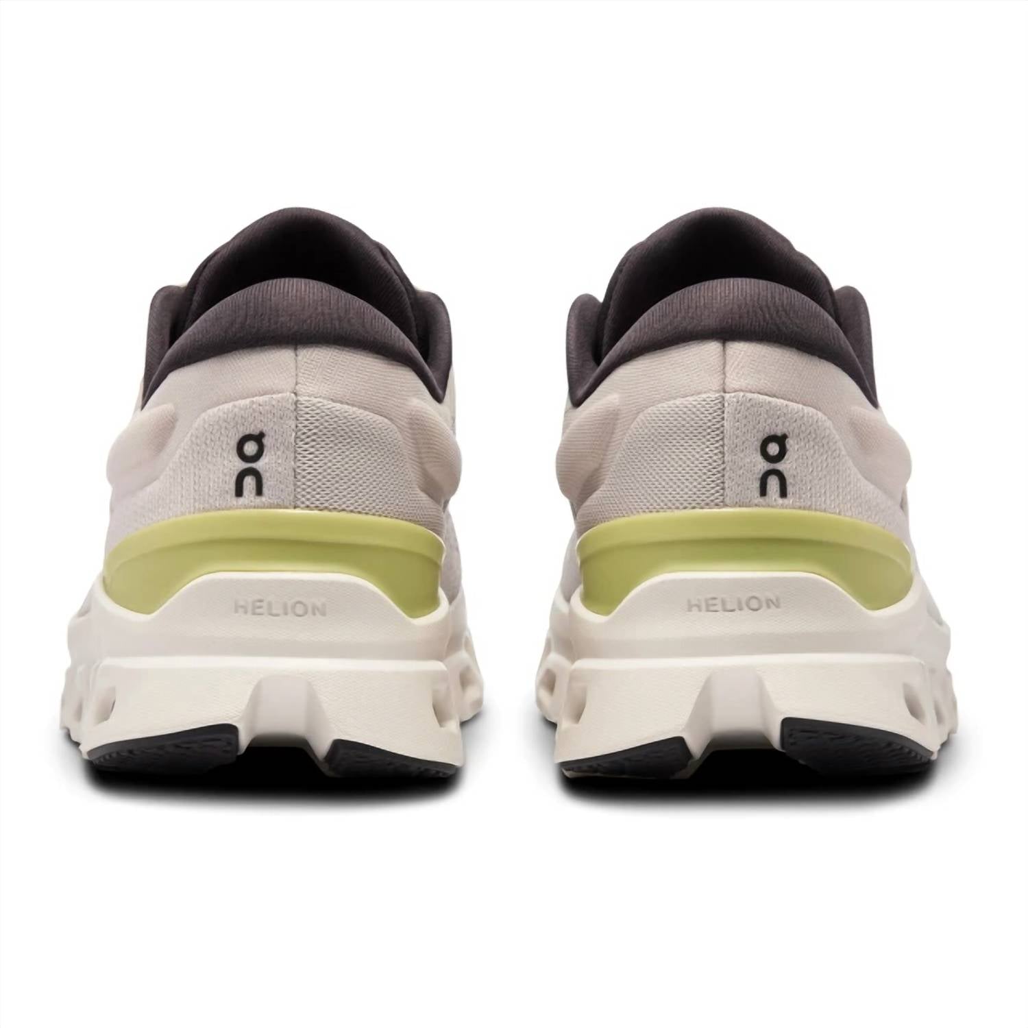 On Women's Cloudstratus 3 Running Shoes in pearl ivory - women's sneaker - alternate view