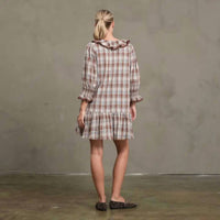 Raisonnel - Vintage Ruffle Check Babydoll Dress