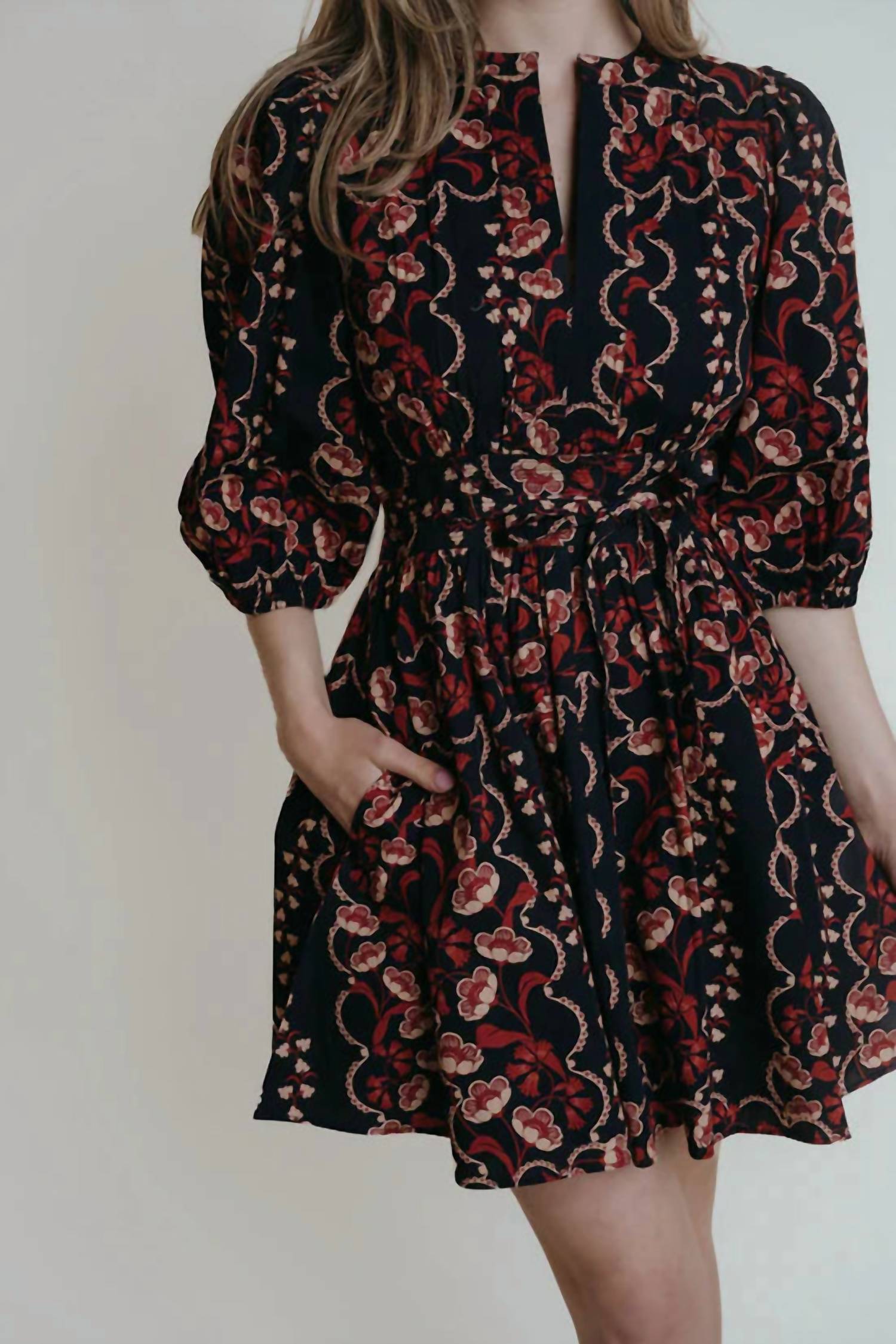 LAROQUE Ian Dress in orchard - women's dress - alternate view