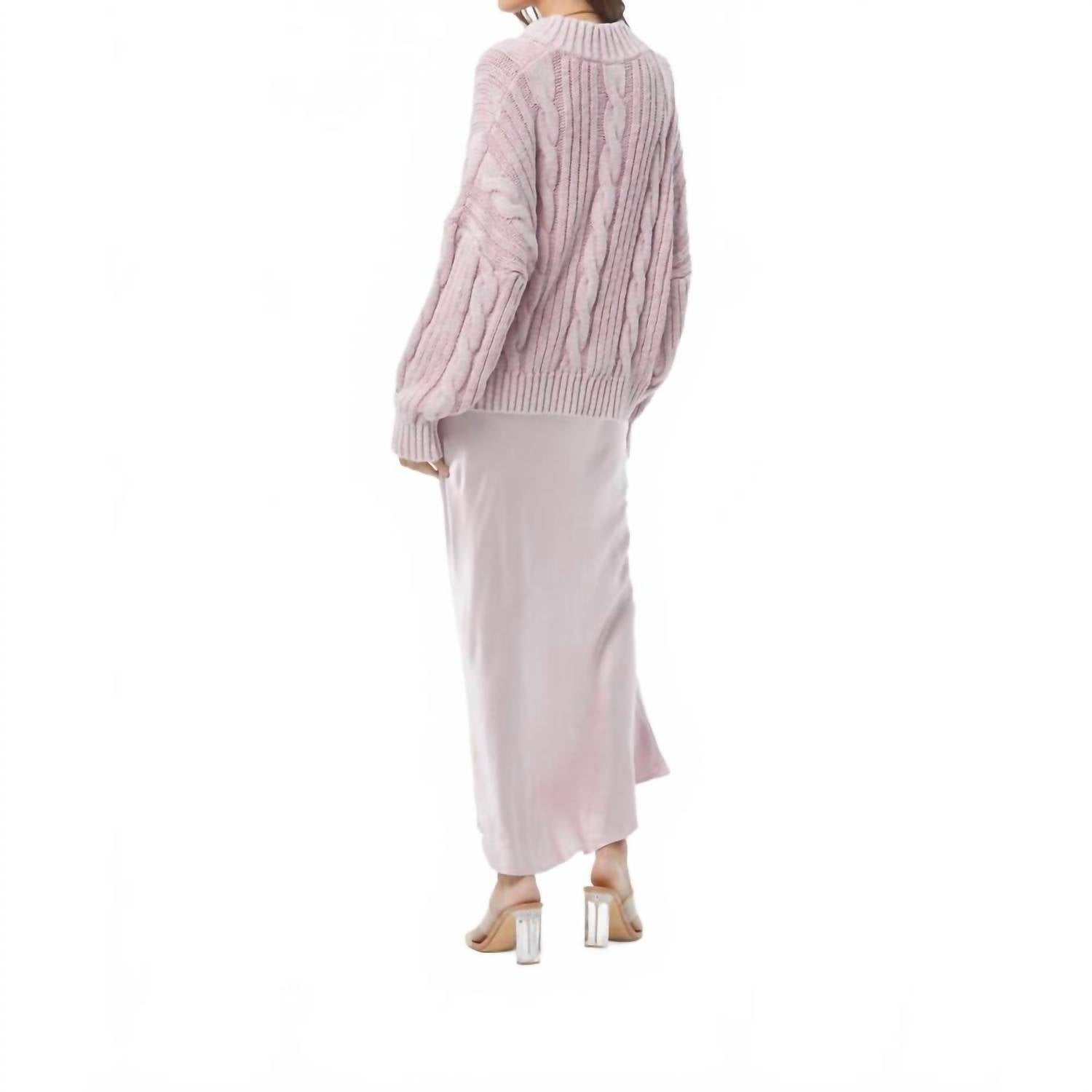 young fabulous & broke Women's Auckland V-neck Sweater in antique violet mineral - women's cardigan - view 4