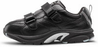 Dr. Comfort Shoes Women's Spirit X-depth Double Depth Walking Shoes in black - women's shoe - detail view