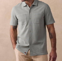 The Normal Brand - Short Sleeve Knit Getaway Button Up Shirt