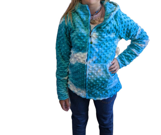 Limeapple - Girls Minky Bubble Hoodie