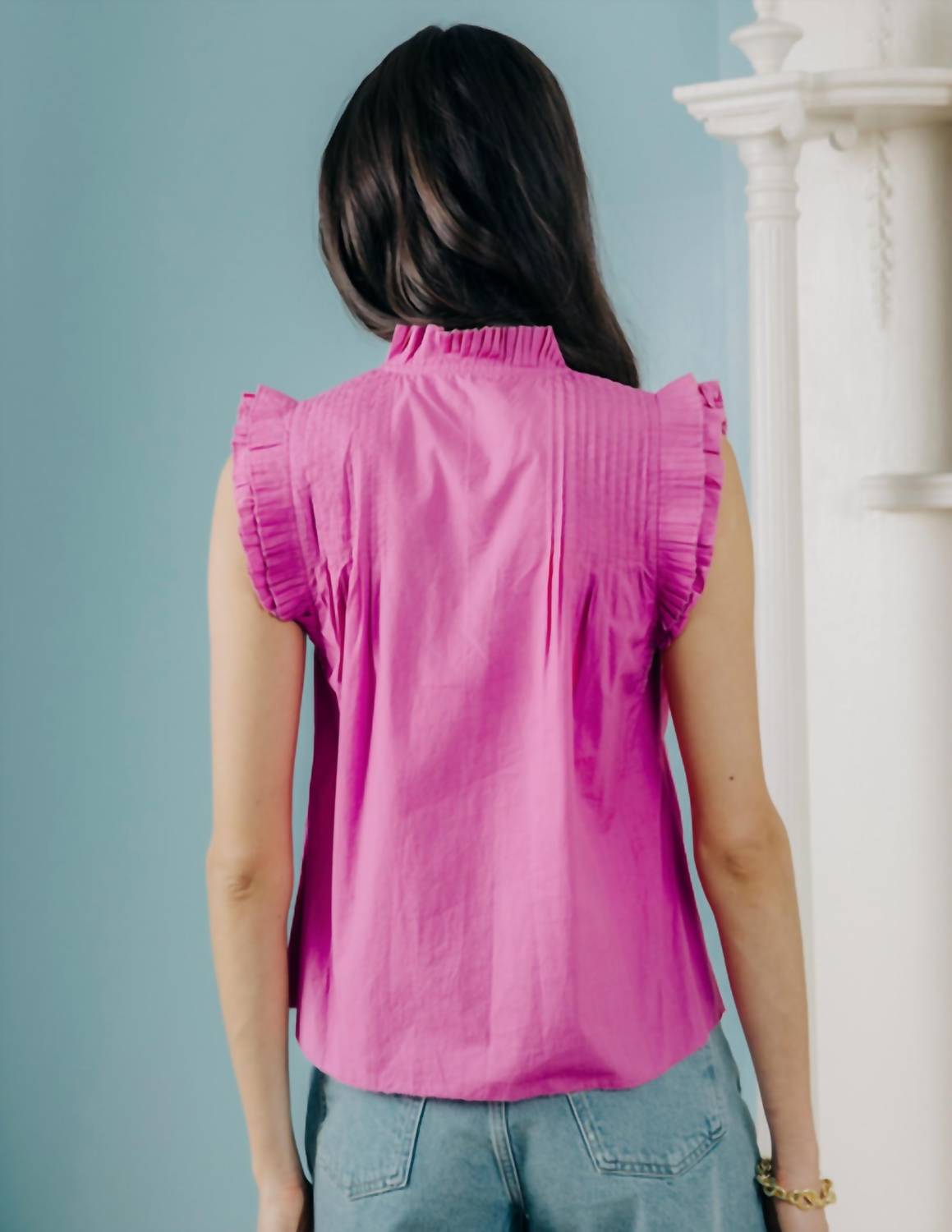 Love The Label - Dana Button Through Top