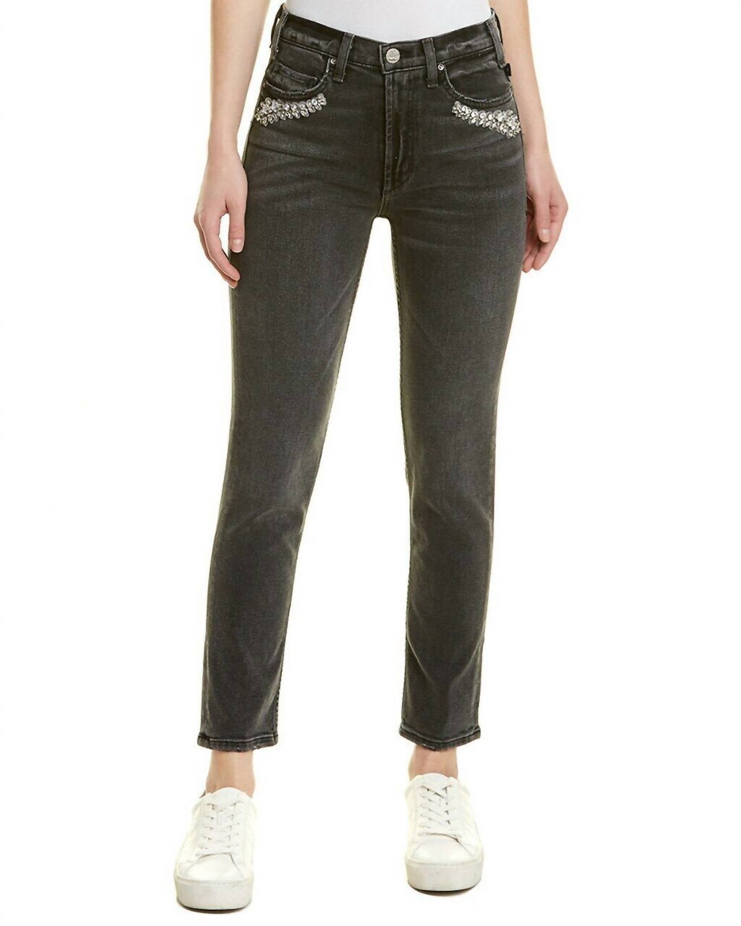 McGuire High Waist Vintage Slim Leg Ankle Jeans in bellwoods - women's jeans