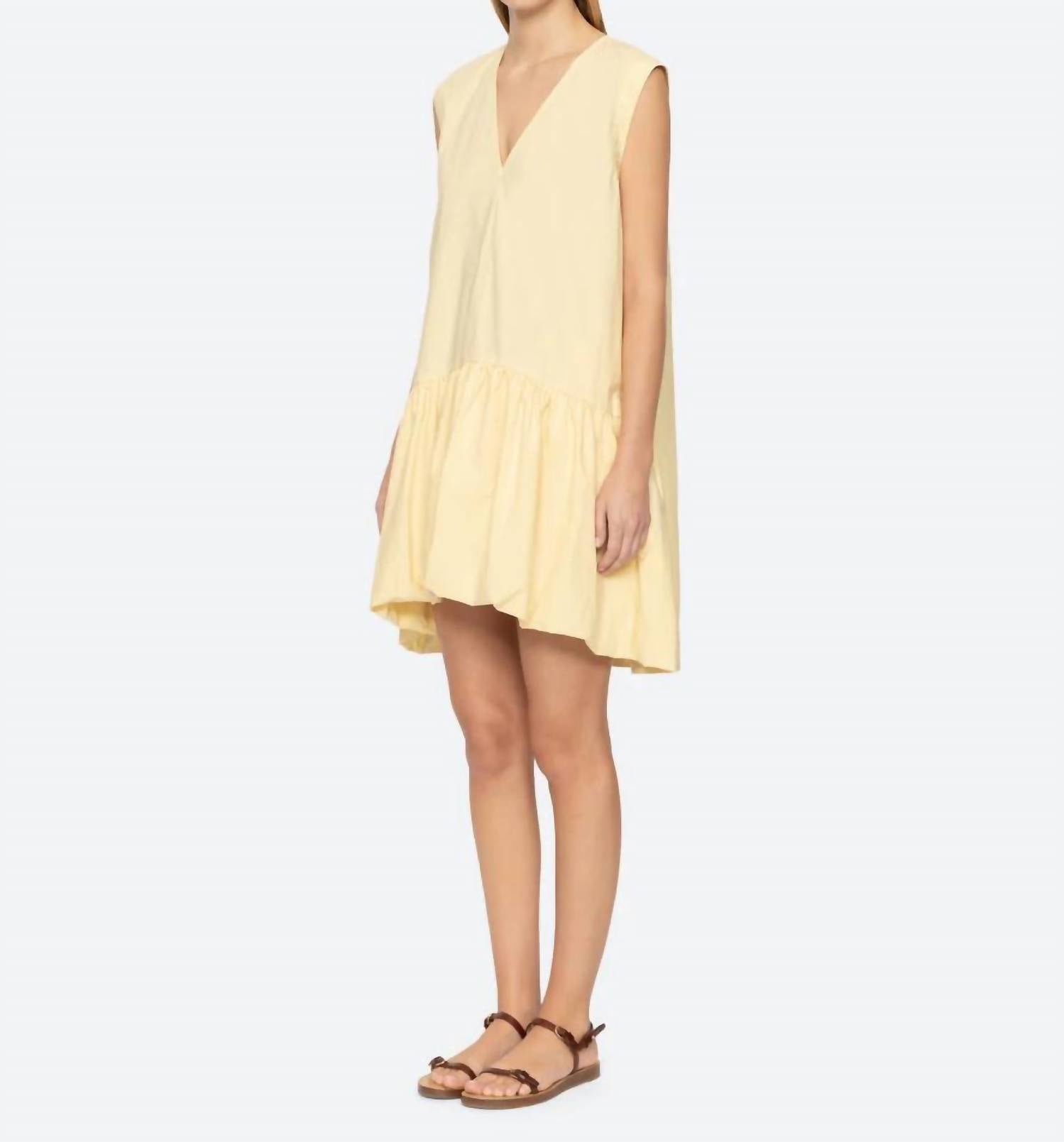 Sea - Emmet Poplin Bubble Tank Dress