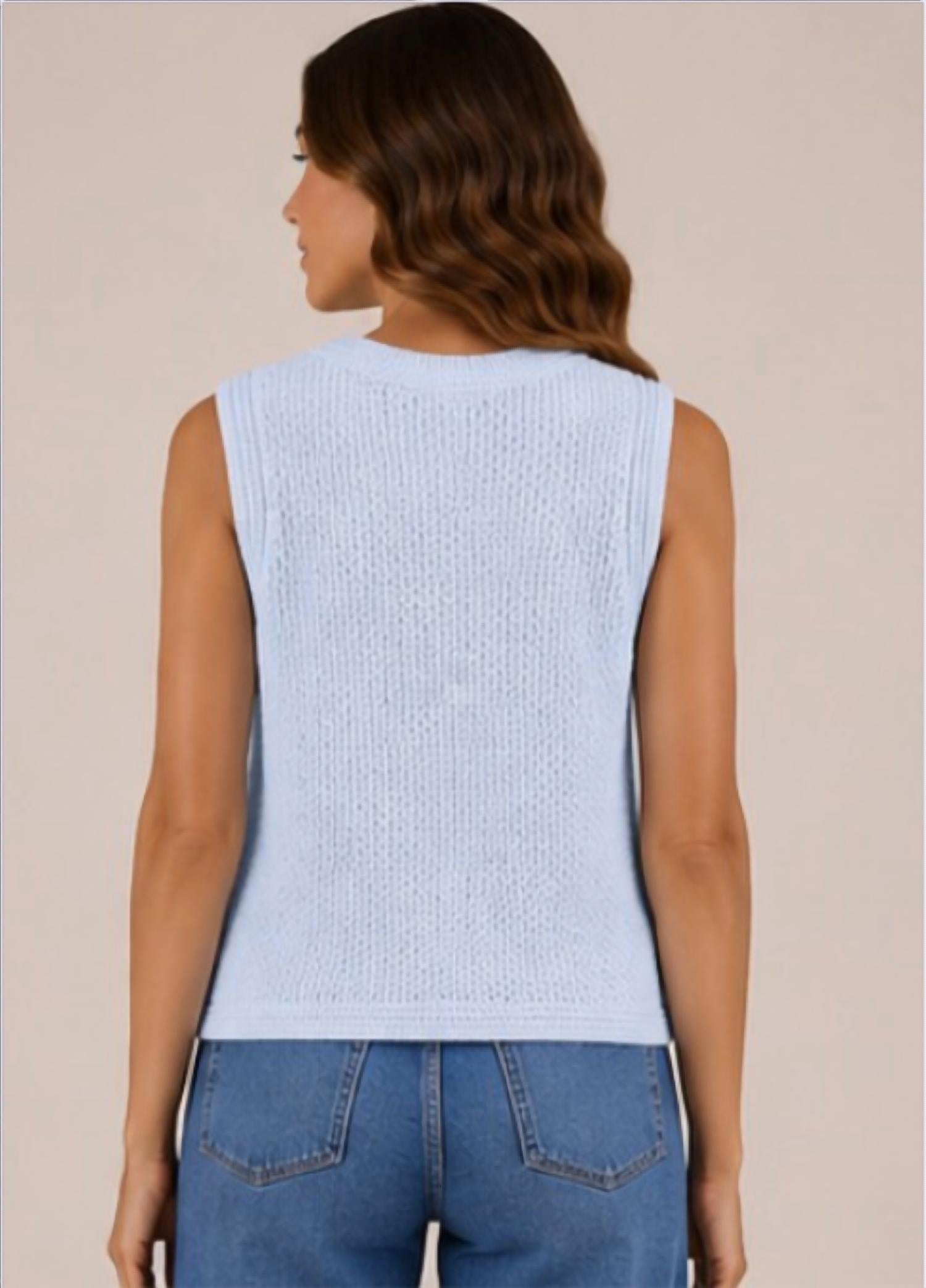 Autumn Cashmere - Texture Stitch Tank